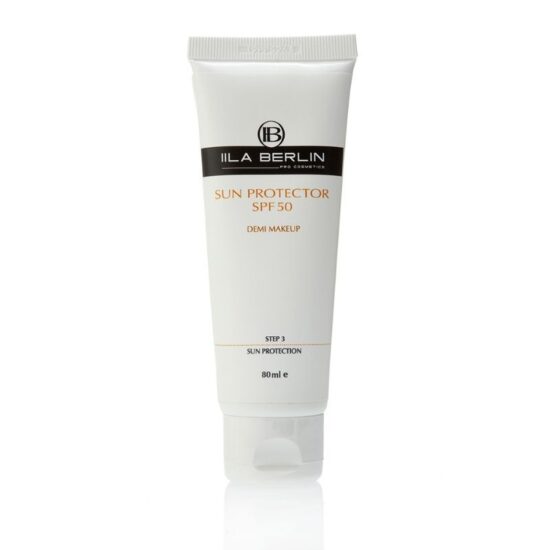 Sun Protector SPF 50 – Demi Makeup | קרם הגנה לפנים עם מייק אפ